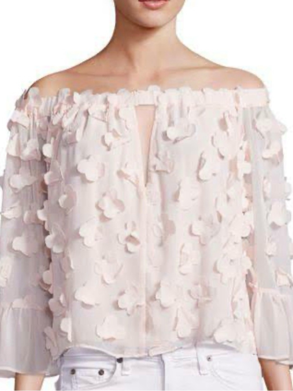 Alice McCall Lovr Conquer Appliqué Top
